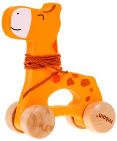 RAMIZ Drevené ťahacie zvieratko – žirafa