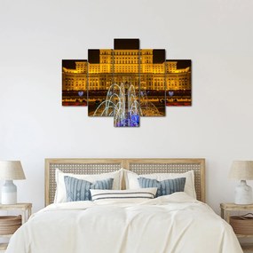 Obraz - Palác parlamentu, Bukurešť Rumunsko (150x105 cm)