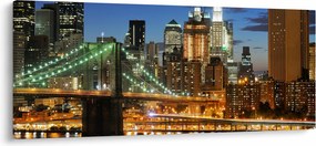 Obraz - Most s New Yorkom (120x50 cm)