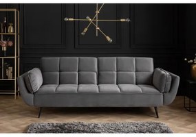 Sedacia súprava rozkladacia 40567 Boutique 3-Sedenie Zamat-Šedá - Komfort-nábytok