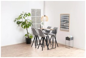 Čierno-hnedý barový stolík Actona Seaford