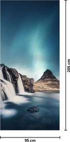 Fototapeta na dvere - Vodopády (95x205cm)