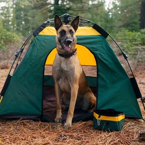 Textilná skladacia cestovná miska ø 18 cm Moss – P.L.A.Y.