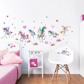 Walltastic Sada nálepiek na stenu - Unicorn