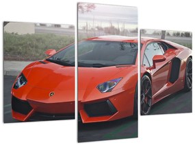 Obraz červeného Lamborghini