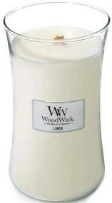 WoodWick Vonná sviečka váza veľká Linen, 609 g