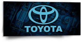 Sablio Obraz Logo Toyota Motor - 110x50 cm