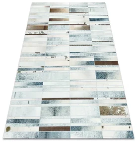 Koberec PATCHWORK 21717 béžový - imitácia kože krava