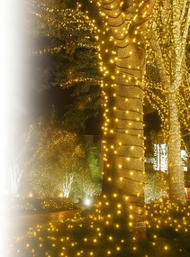 Vianočné svetielka vonkajšie FLASH teplá biela 500 LED