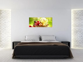 Obraz - Zelenina (120x50 cm)