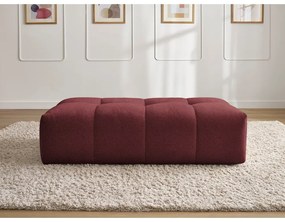 Vínovočervená ženilková podnožka Everest – Bobochic Paris