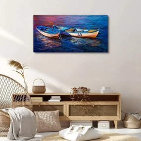 Obraz canvas Lode morské vodné vlny