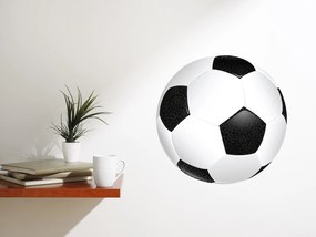 Futbalová lopta textilní prelepiteľná nálepka na stenu 30 × 30 cm