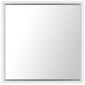 Nástenné zrkadlo 50 x 50 cm biele BRIGNOLES Beliani