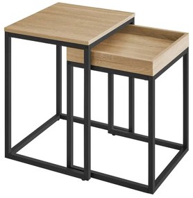 Dvojdielny konferenčný stolík - sonoma - LNT02N11