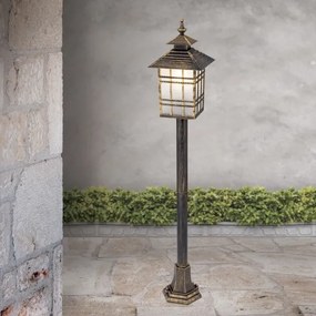 Orion AL 11-1117/1 - Vonkajšia lampa KIKO 1xE27/11W/230V IP44 bronz/patina