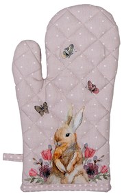 Bavlnená chňapka - rukavice so zajačikom Happy Bunny- 18*30 cm