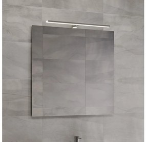 BATH DELUXE 01-080-01-58-00 - Kúpeľňové zrkadlo NORDBORG 80x75 cm BT0006