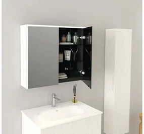 Zrkadlová skrinka Jungborn QUATTRO / SEDICI / NOVE 80 x 20 x 70 cm biela matná