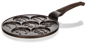 Banquet Panvica na lievance s nepriľnavým  povrchom Granite Brown Smile, 26 cm