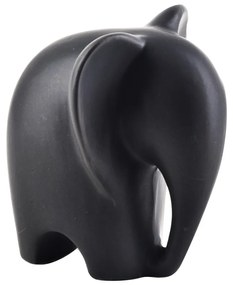 Mondex Keramický slon MIA BLACK I matne čierny