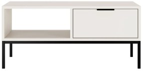 Konferenční stolek Austin 100 cm černý/bílý