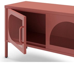 TV stolík v tehlovej farbe 180x50 cm Tayra – Marckeric