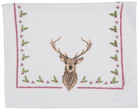 Froté kuchynský uterák s jeleňom Cosy Lodge - 40 * 66 cm