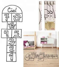 HOME DECO KIDS Nálepka na stenu Hopskok pre deti – hravá skákačka do detskej izby bez kriedy