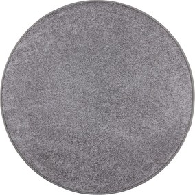 AKCIA: 100x100 (průměr) kruh cm Kusový koberec Capri šedý kruh, šedá, chodba / predsieň, Vopi