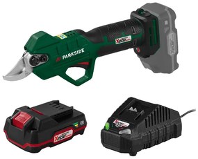 Parkside®  Aku nožnice na konáre Paas 20-Li B1 + Akumulátor 20 V/2 Ah PAP 20 B1 + Nabíjačka na akumulátor 20 V/2,4 A PLG 20 C1  (800011517)