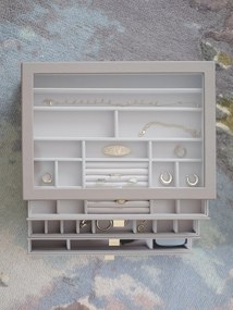Krabička na šperky Stackers s 3 zásuvkami supersize taupe