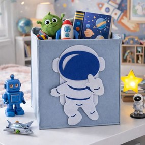 Dětský úložný box ASTRONAUT modrý