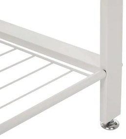 Stojanový vešiak NAVOR hnedý/biely