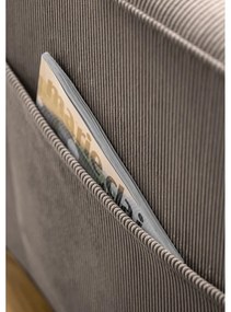 Hnedé menčestrové kreslo Lofty Lilly – Miuform