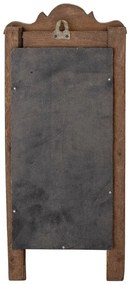 Nástenné zrkadlo s dreveným rámom 17,5x43 cm Sehar – Bloomingville