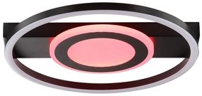 Brilliant -LED RGBW Stmievateľné stropné svietidlo MAUREEN LED/20W/230V 3000-6500K čierna+ DO