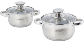 Sada hrncov 4 prvky (1,1 l 1,7 l)