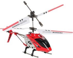 KIK RC vrtuľník Syma S107G Metal Series - hliníkový rám, gyroskop, červený, diaľkovo ovládaný