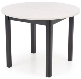 Rozkladací jedálenský stôl Ringo 102/142 cm kašmírový/čierny