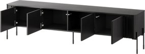 TV stolík Vera 190 cm čierny