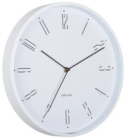 Karlsson 5988WH dizajnové nástenné hodiny biela, p. 30 cm