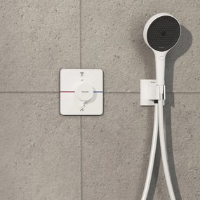 Hansgrohe ShowerSelect Comfort Q, termostat pod omietku pre 2 spotrebiče, biela matná, HAN-15583700