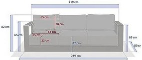 Hliníková zostava pre 10 osôb MADRID (antracit)