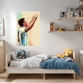 Textilná nálepka na stenu "MESSI"