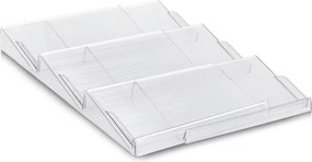 Zeller Present Organizér na korenky do zásuvky, schodíky 2ks COMPACTA - 41,3 x 19,5–38 x 3,2 cm