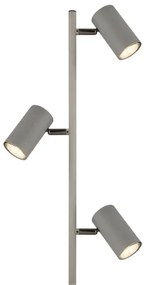 Globo 57911SS - Stojacia lampa ROBBY 3xGU10/5W/230V šedá