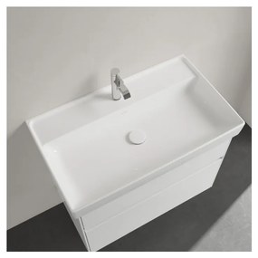 Villeroy & Boch COLLARO - Umývadlo na skrinku 800x470x160 mm, s prepadom, biela Alpin CeramicPlus 4A3380R1