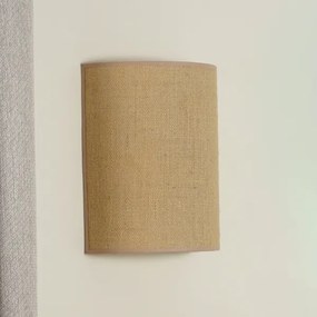 Duolla - Nástenné svietidlo YUTE 1xE27/15W/230V pr. 20 cm hnedá