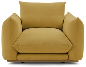 Žlté kreslo Ernest – Bobochic Paris